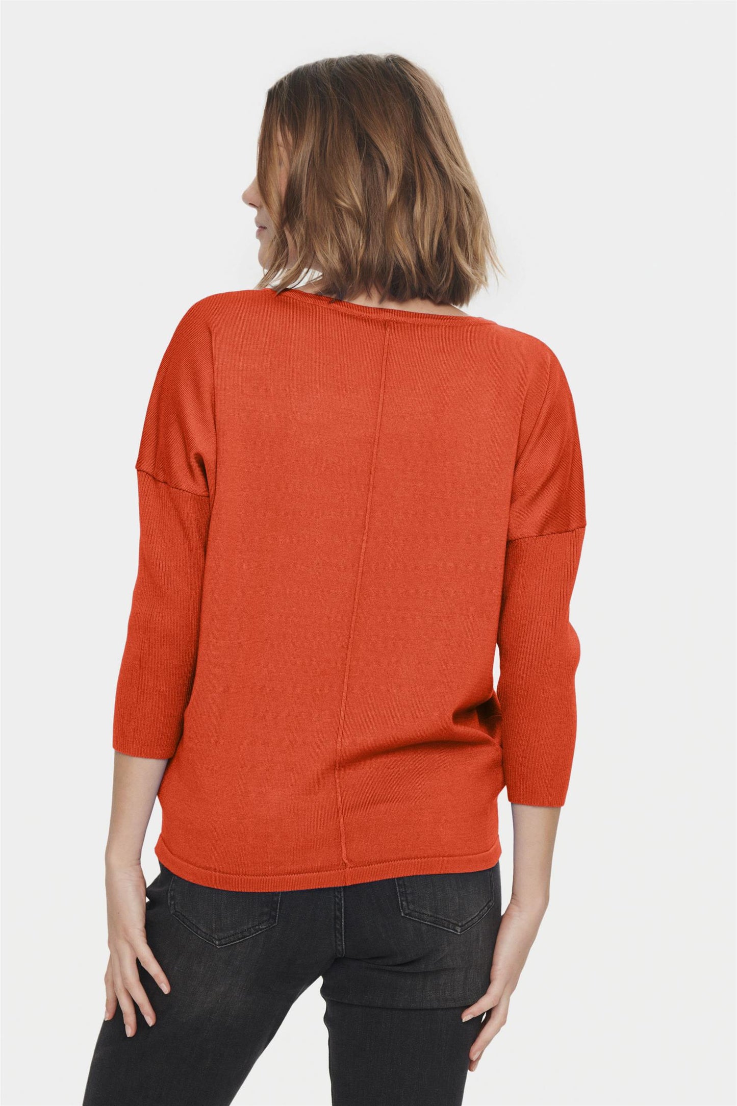 Saint Tropez MilaSZ R-Neck Pullover Tigerlily