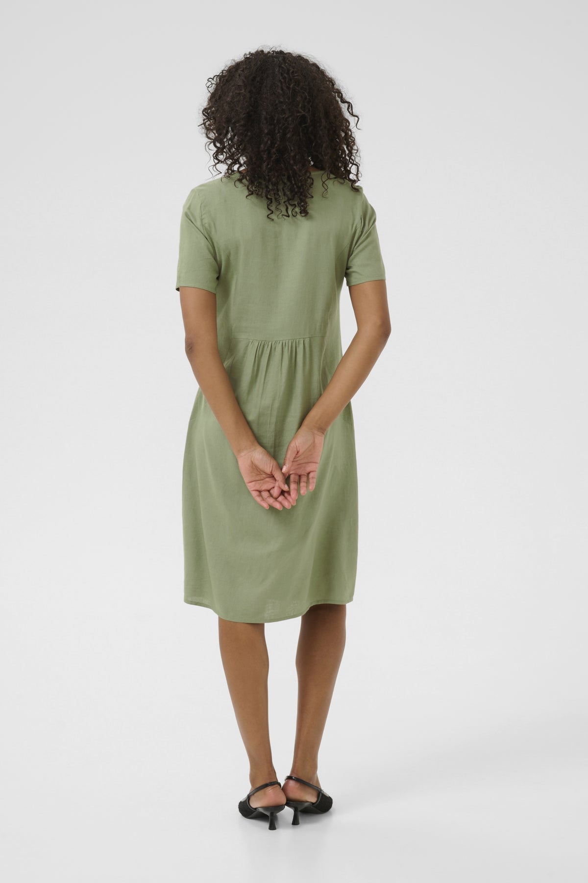 Kaffe Clothing KAmilia Dress Oil Green