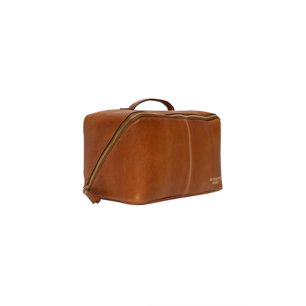 RE:DESIGNED Prosjekt 9 (Liten) Burned Tan/Gold 100% Skinn