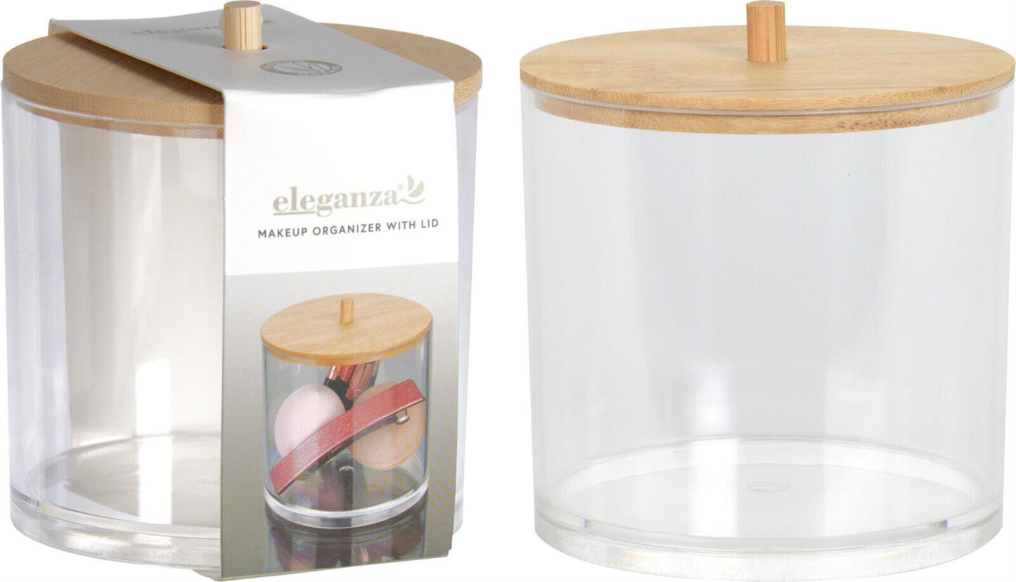 Makeup organizer 9,5x9,5cm PS m/lokk FSC 100%