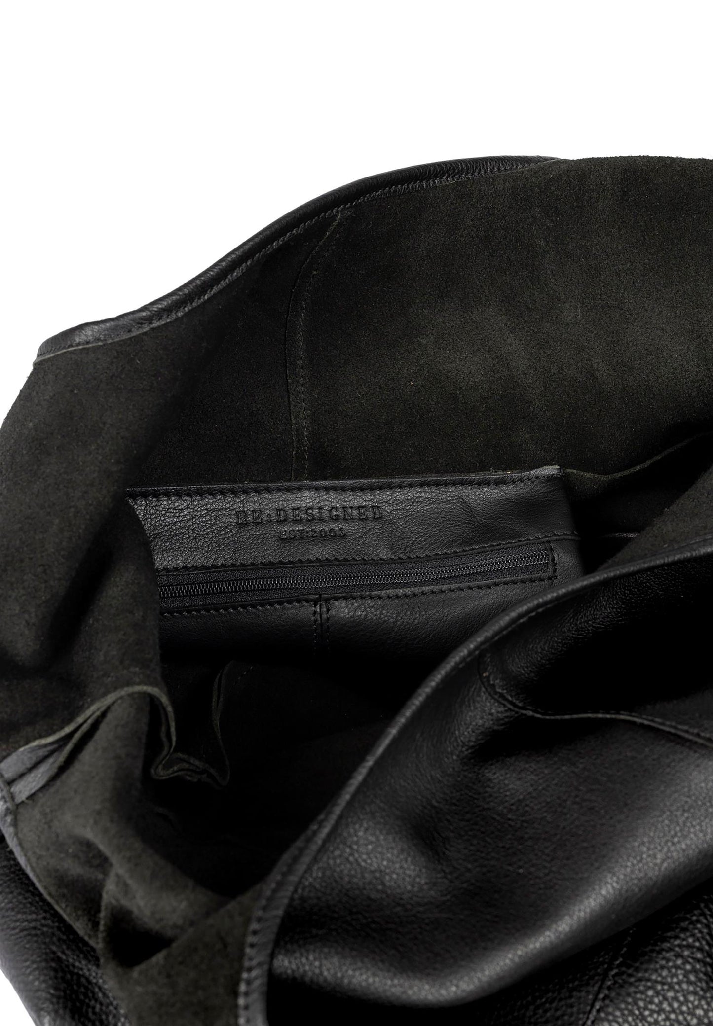 RE:DESIGNED Skinnveske Lyra Urban Black 100% Skinn