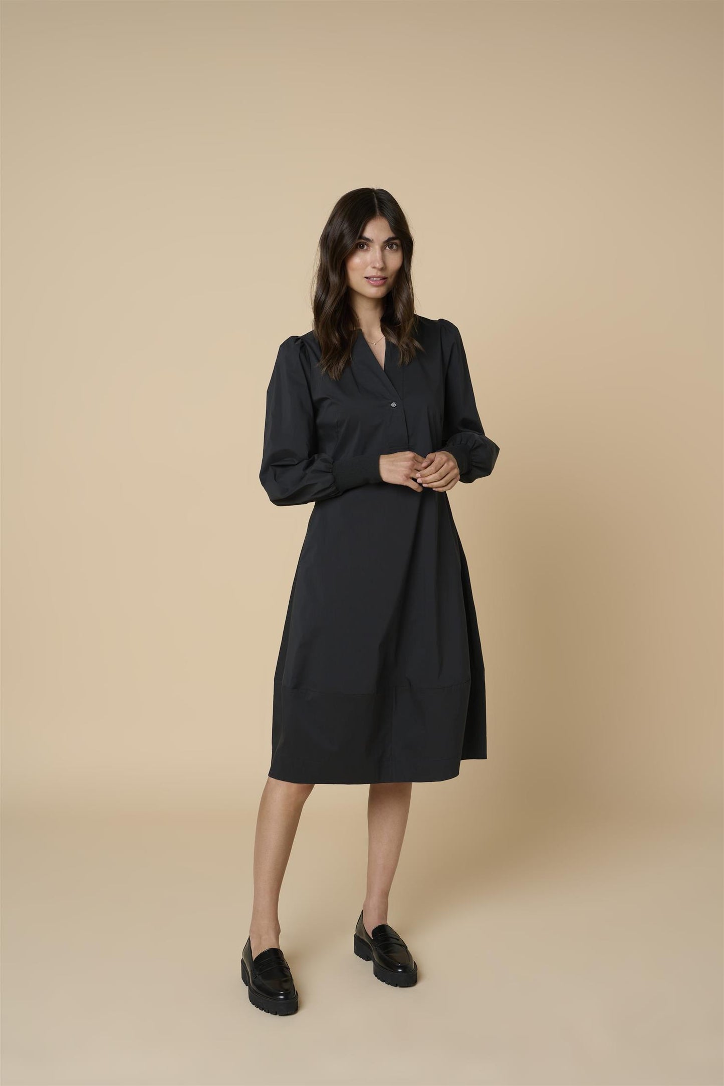 Culture CUantoinett Rib Dress Black