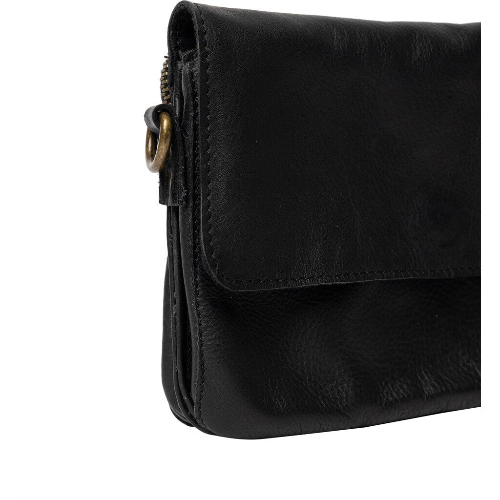 RE:DESIGNED Skinnveske Acile Urban Black 100% Skinn