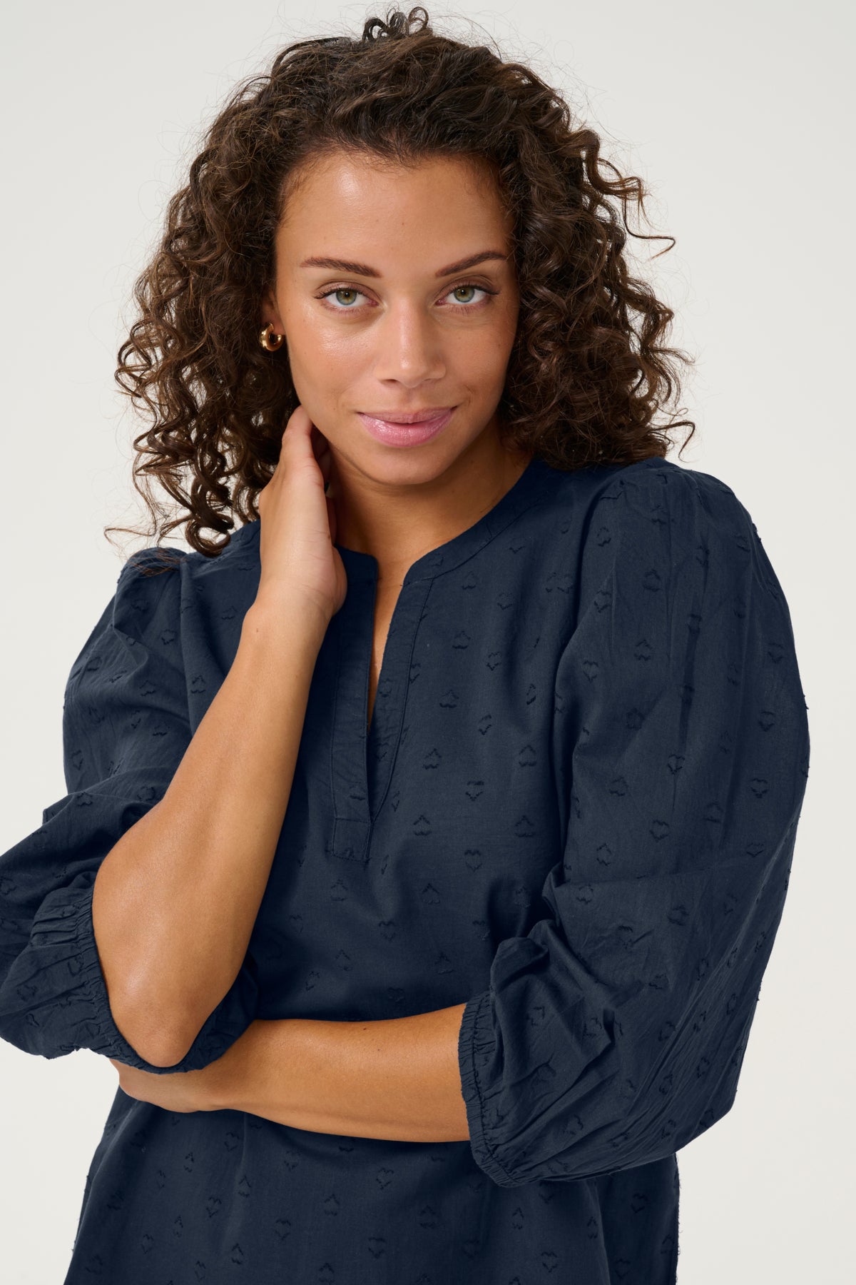 Kaffe Clothing KAjollia Blouse Midnight Marine