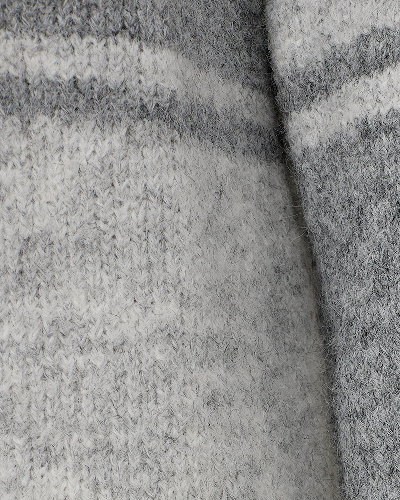Freequent FQlouisa Cardigan Medium Grey/Light Grey Melange