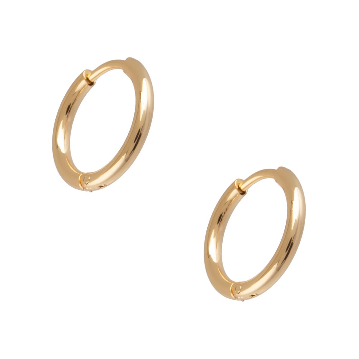 Nora Norway Charm Ear 15mm Plain Gold