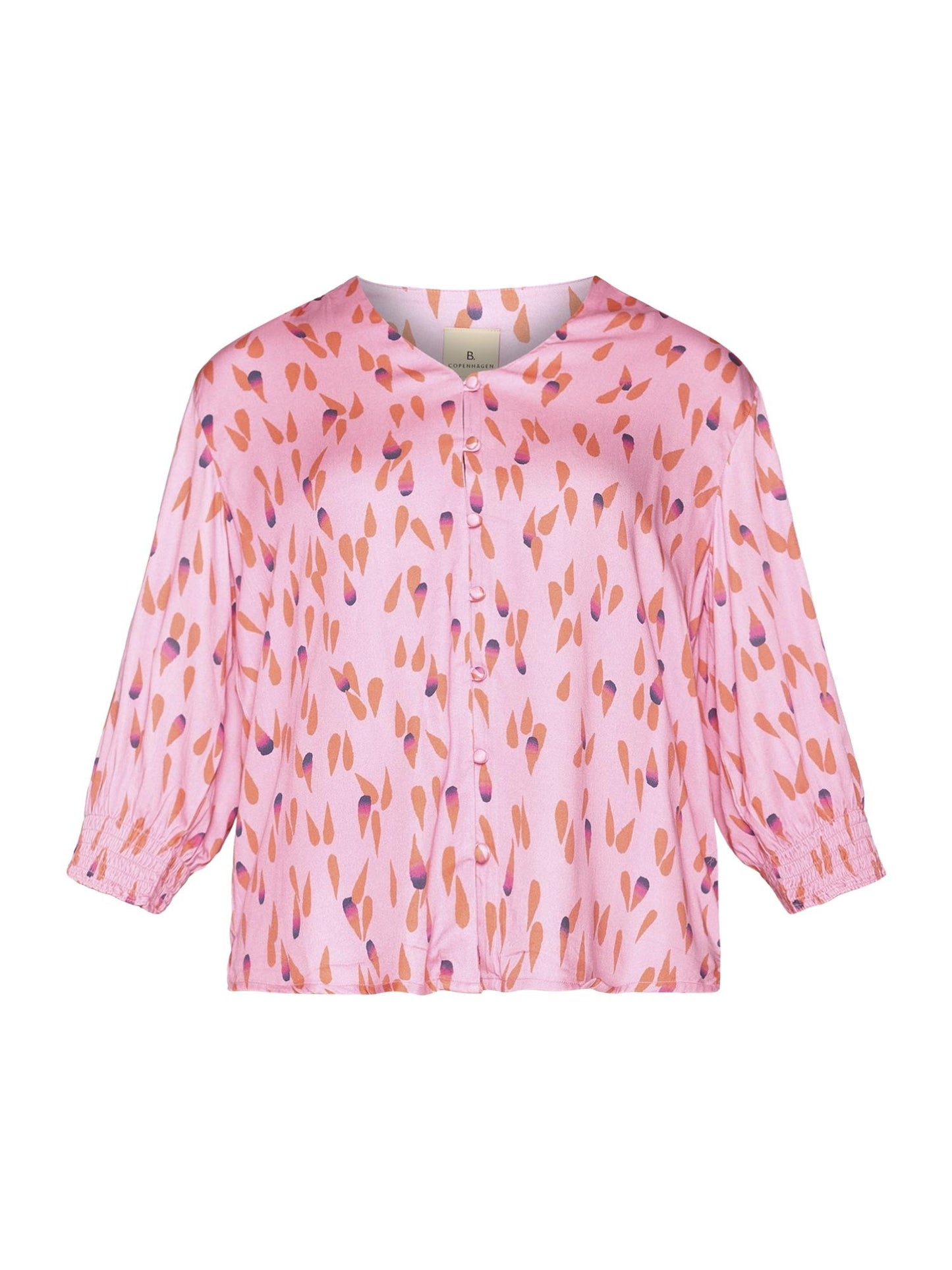 B. Copenhagen Skjorte Gulrotprint