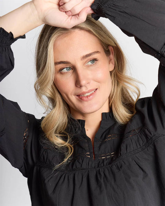 Floyd Donella Bluse Black