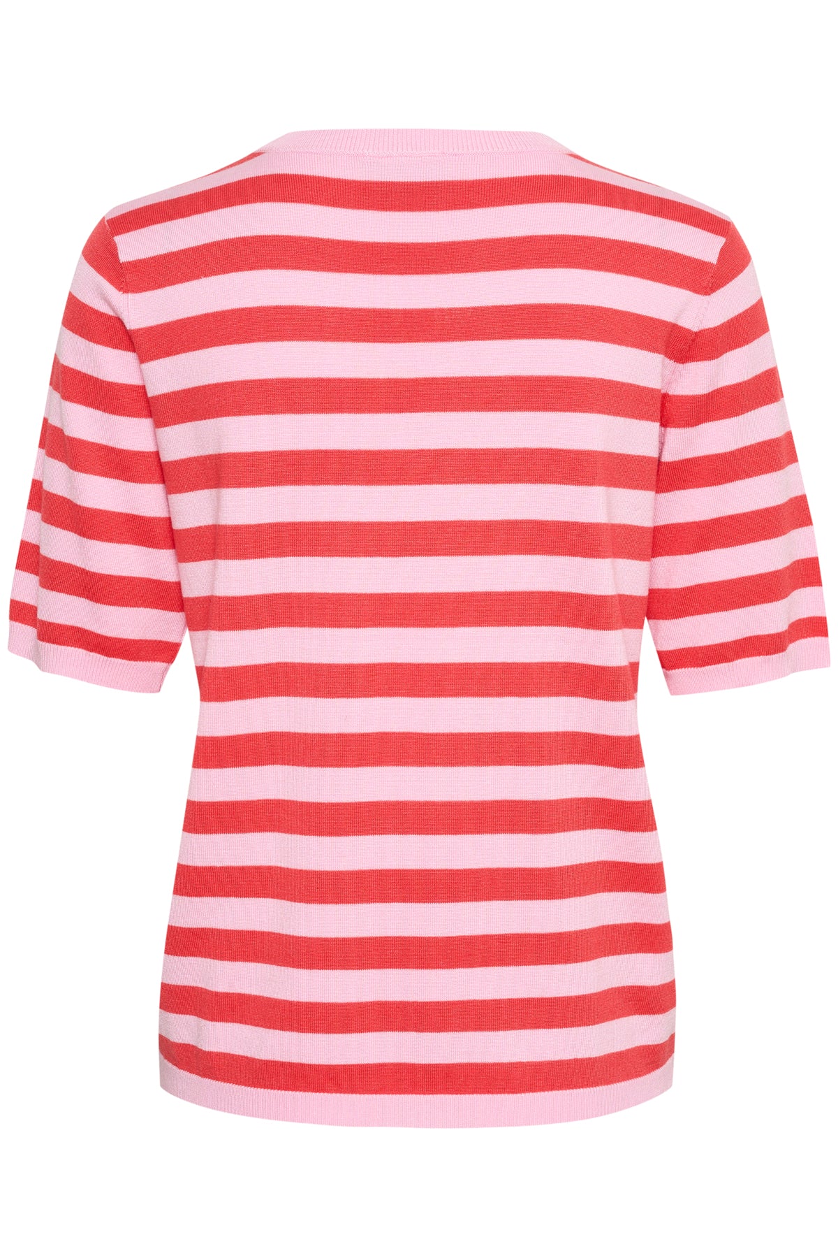 Kaffe Clothing KAlizza Striped Knit Pink Mist/Cayenne Stripes