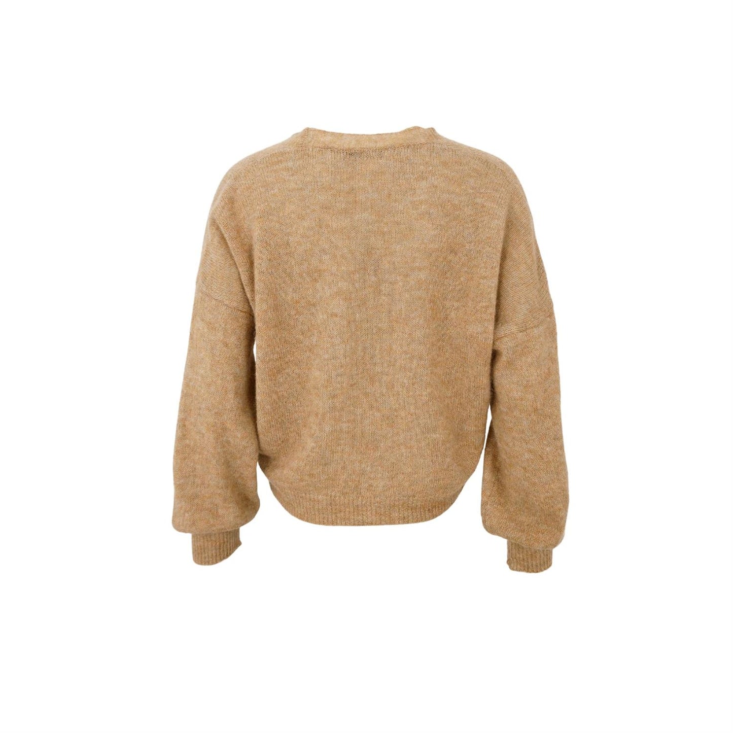 Black Colour BCDELL Heavy Knit Cardigan Frappe