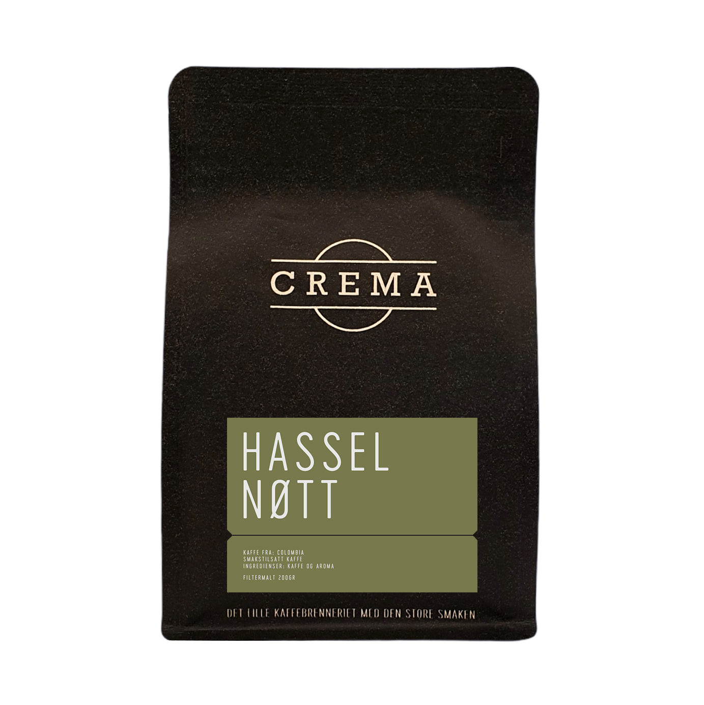 Crema Kaffe Hasselnøtt Filtermalt