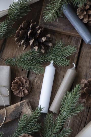 Ib Laursen Bedelys Hvite Rustikk 7 pk