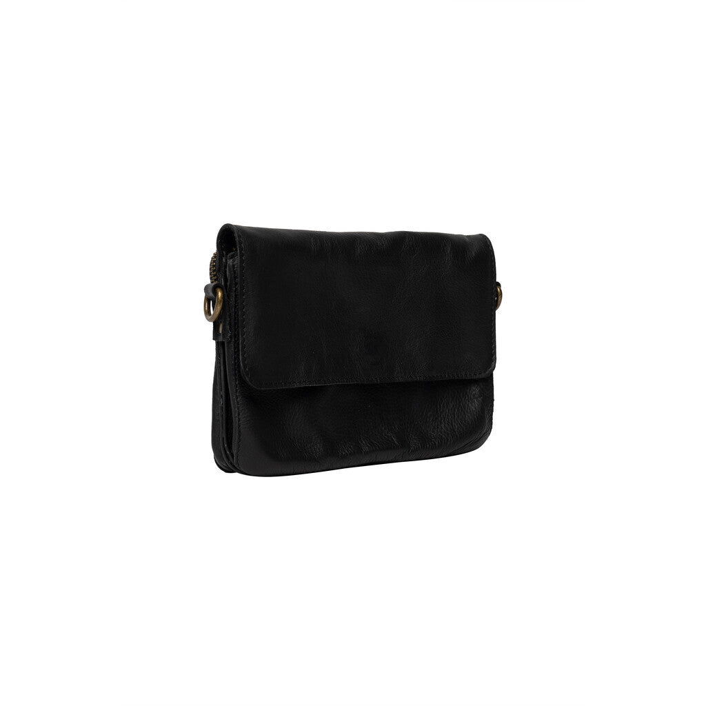 RE:DESIGNED Skinnveske Acile Urban Black 100% Skinn