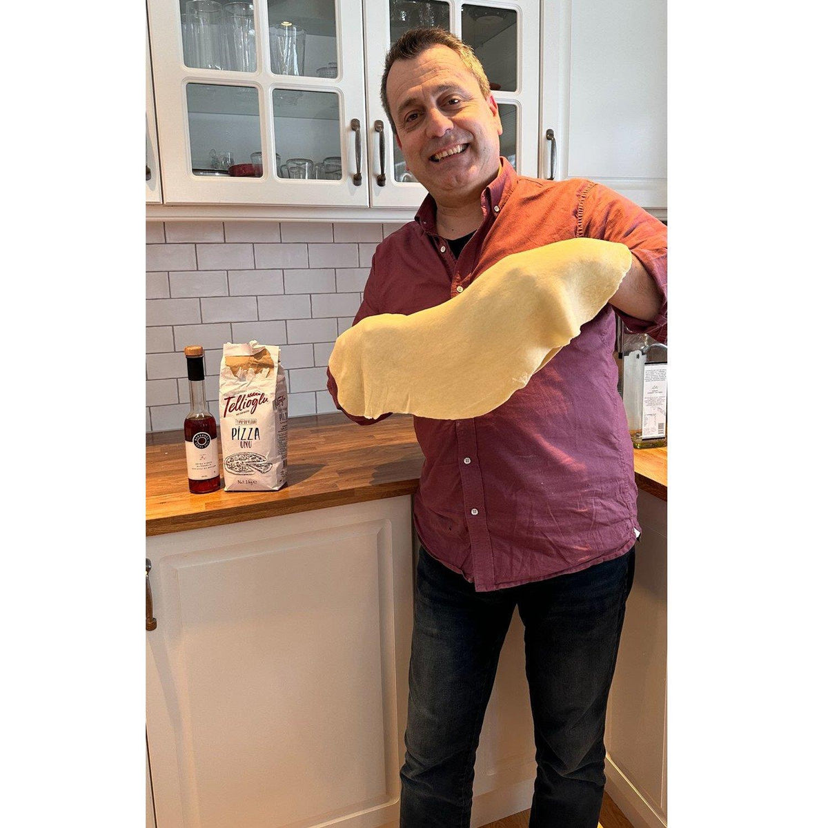 Tellioglu pizzamel Tipo '00' for den perfekte pizzabunnen (1kg)