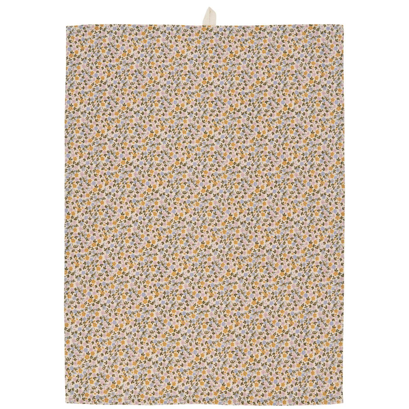 Ib Laursen Kjøkkenhåndkle Silje m/multifargede små blomster