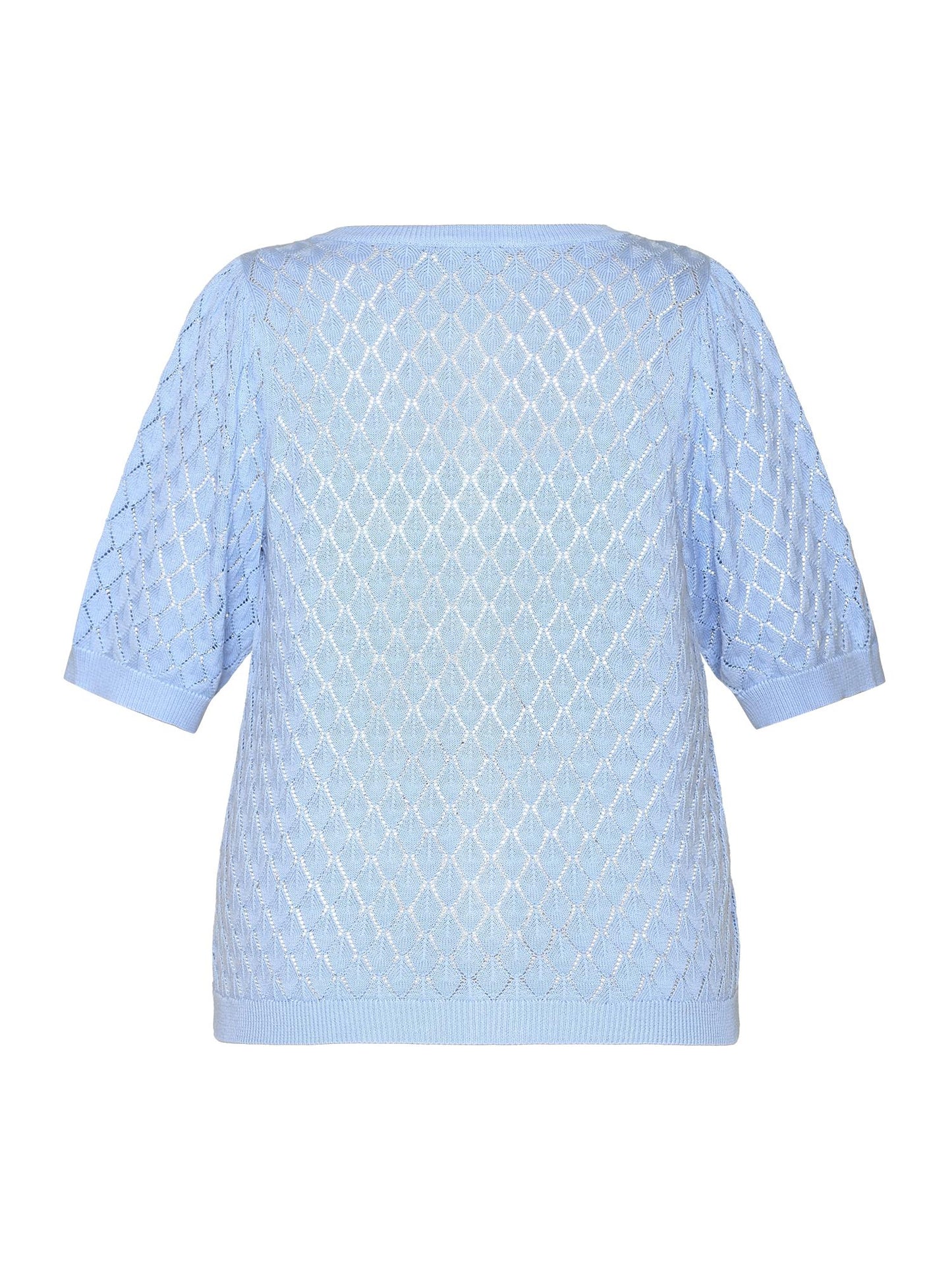 Brandtex Strikket Cardigan Lyseblå