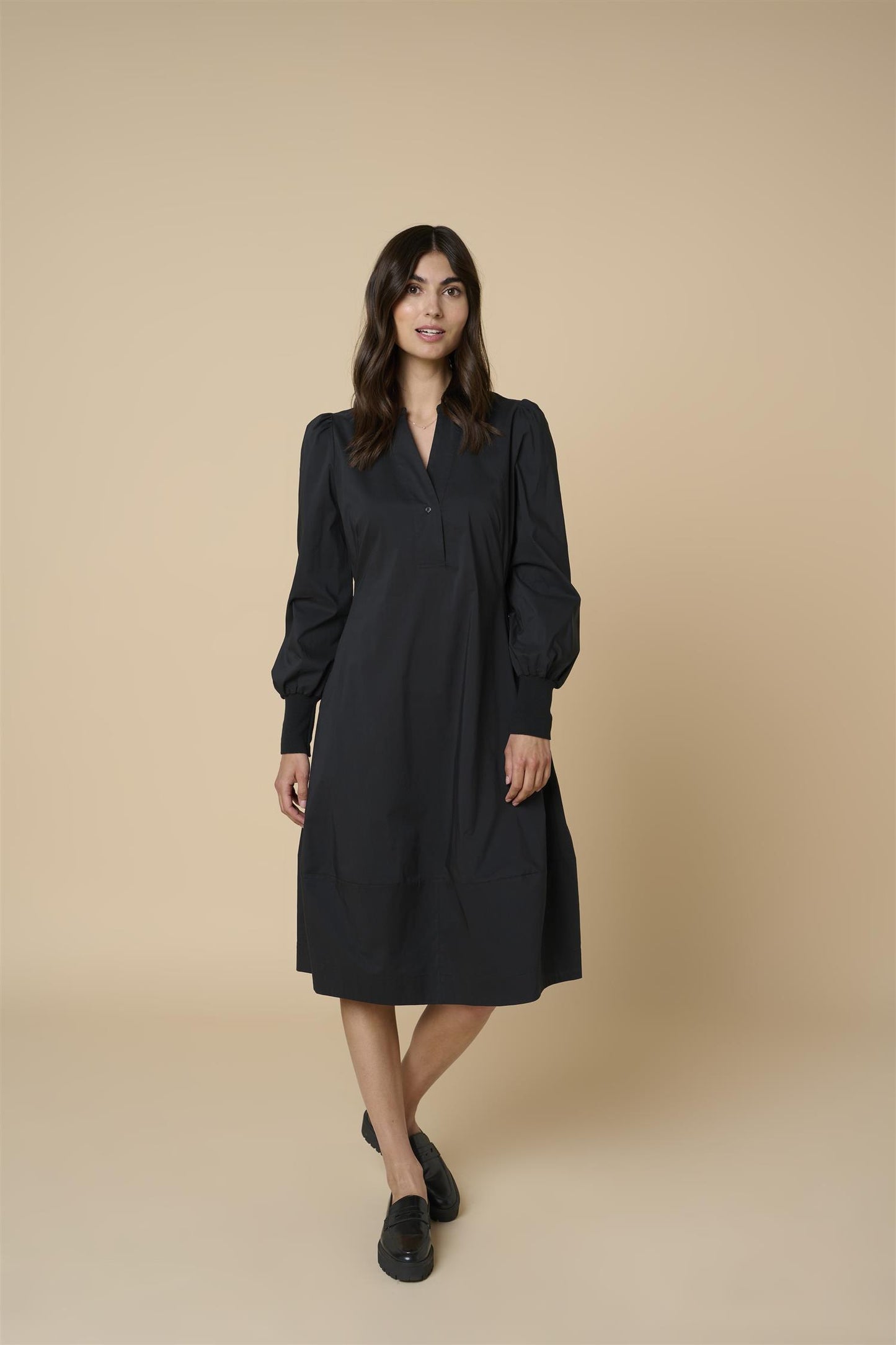 Culture CUantoinett Rib Dress Black