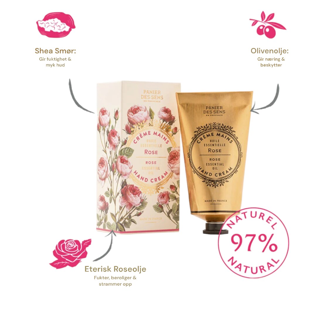 Håndkrem Essentials Håndkrem Roser 75ml