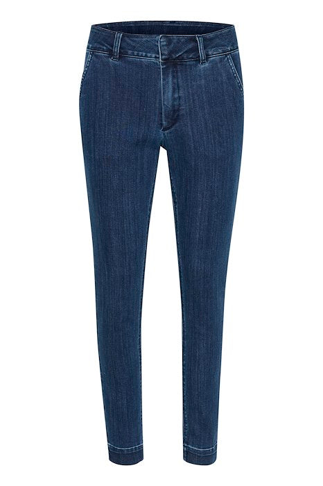 Kaffe Clothing KAlea Jeans 7/8 Dark Blue Denim