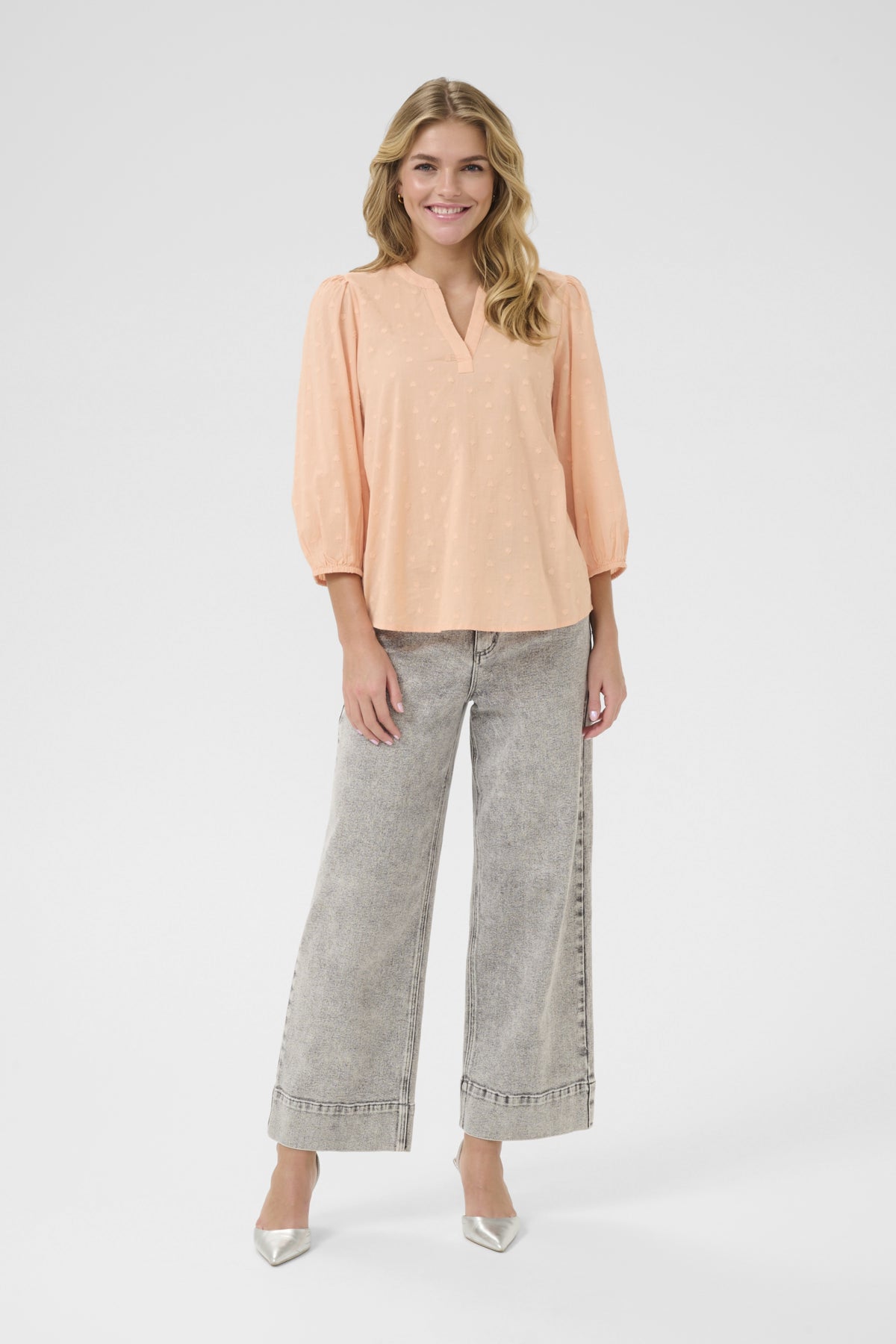 Kaffe Clothing KAjollia Blouse Peach Nectar