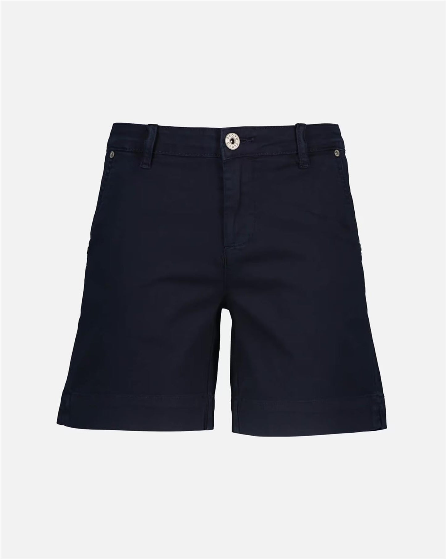 Floyd Margareth – Marineblå shorts i bomull med stretch