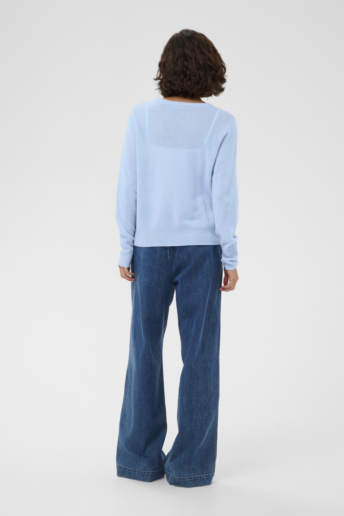 Kaffe Clothing KAcashie Ullgenser Powder Blue