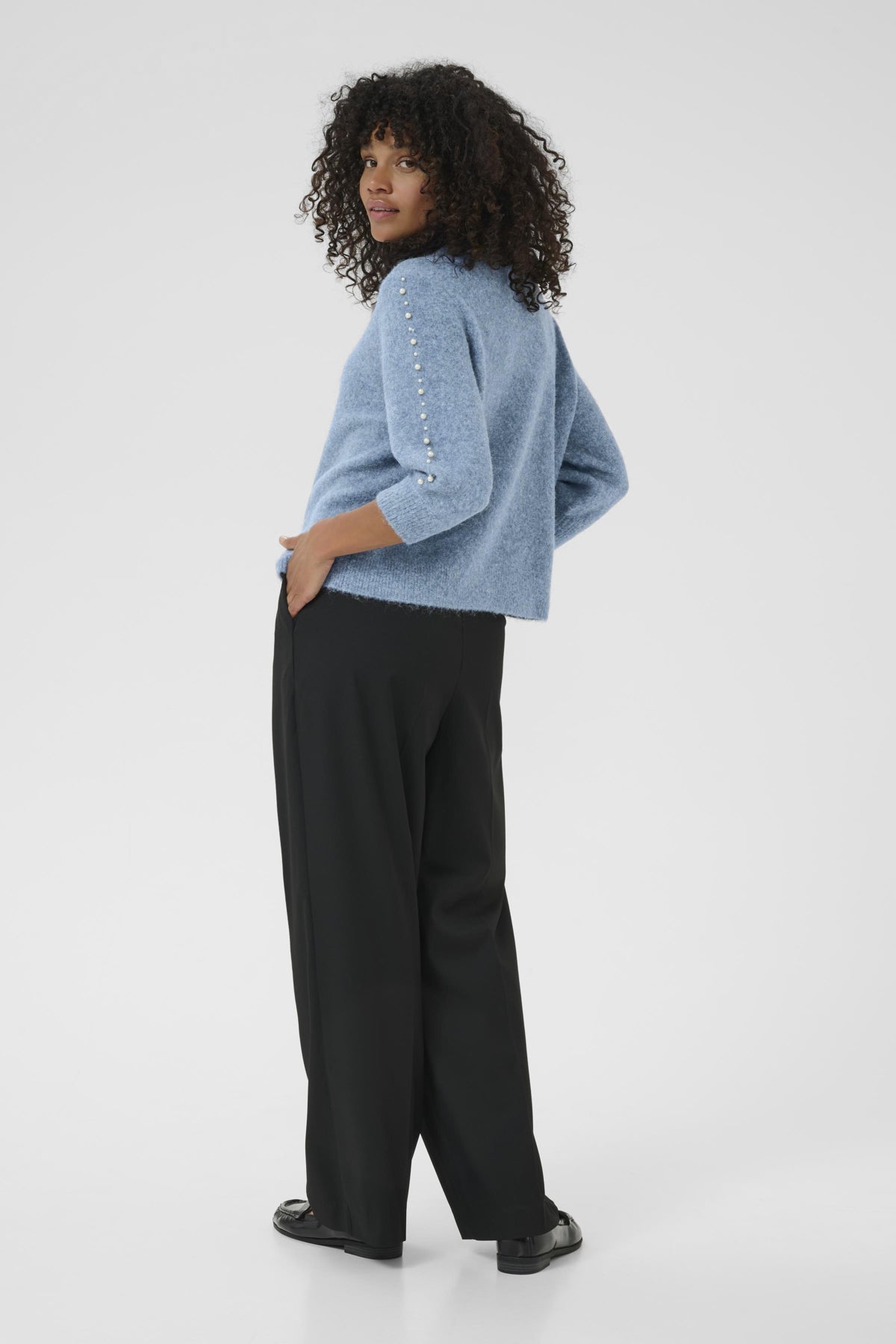 Kaffe Clothing KAbetty Pullover Windward Blue Melange