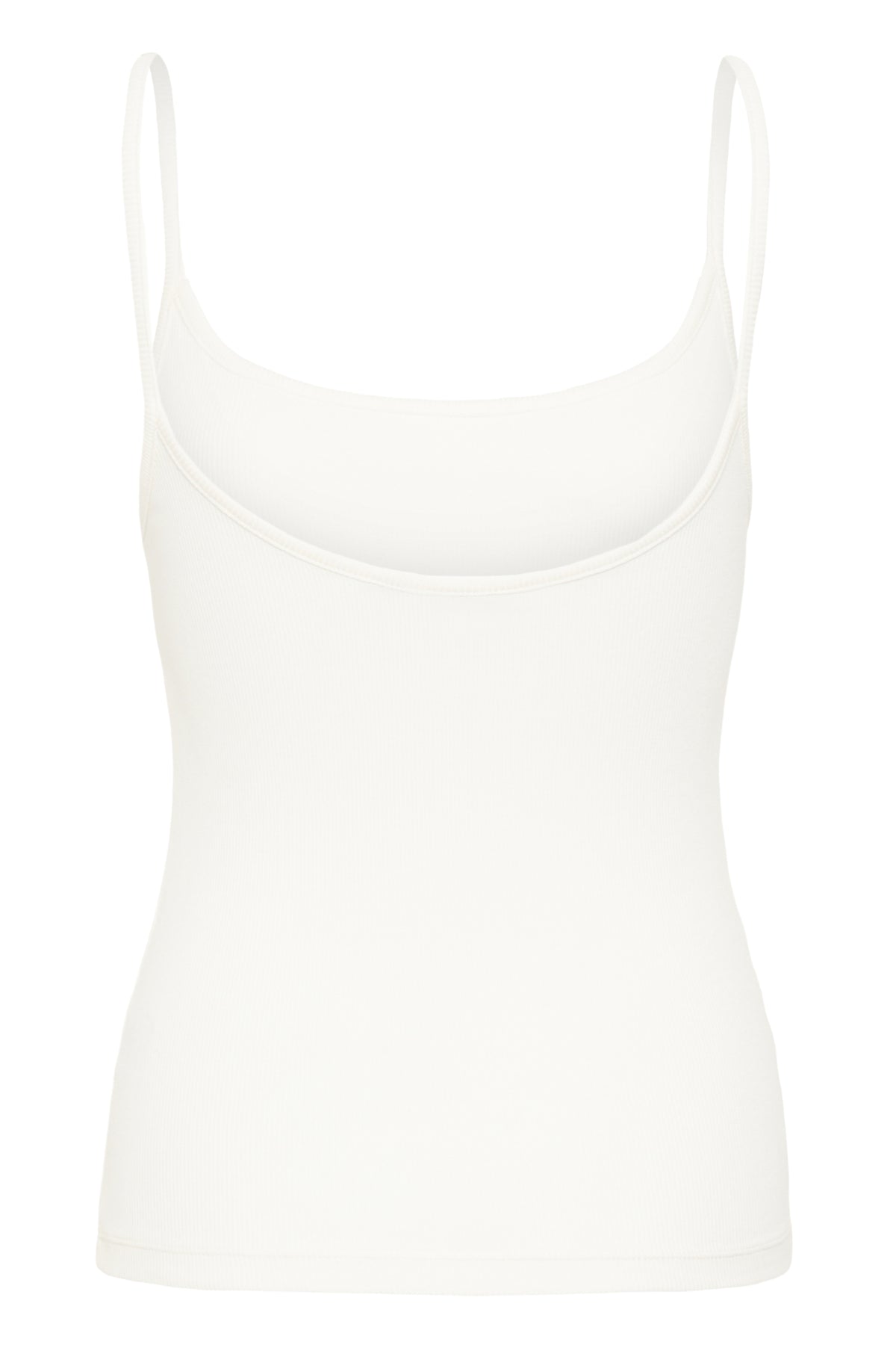 Kaffe Kacarna - Hvit singlet med tynne stropper
