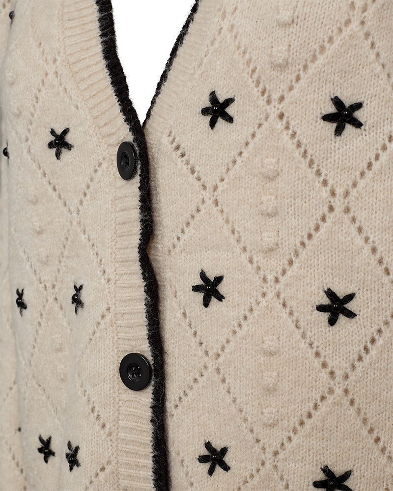 Freequent FQstokke Cardigan Moonbeam