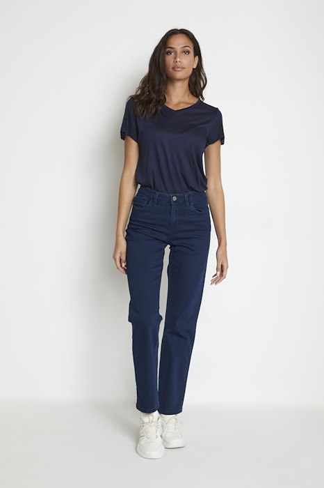 Kaffe Clothing KAvicky Straight Dark Blue Denim