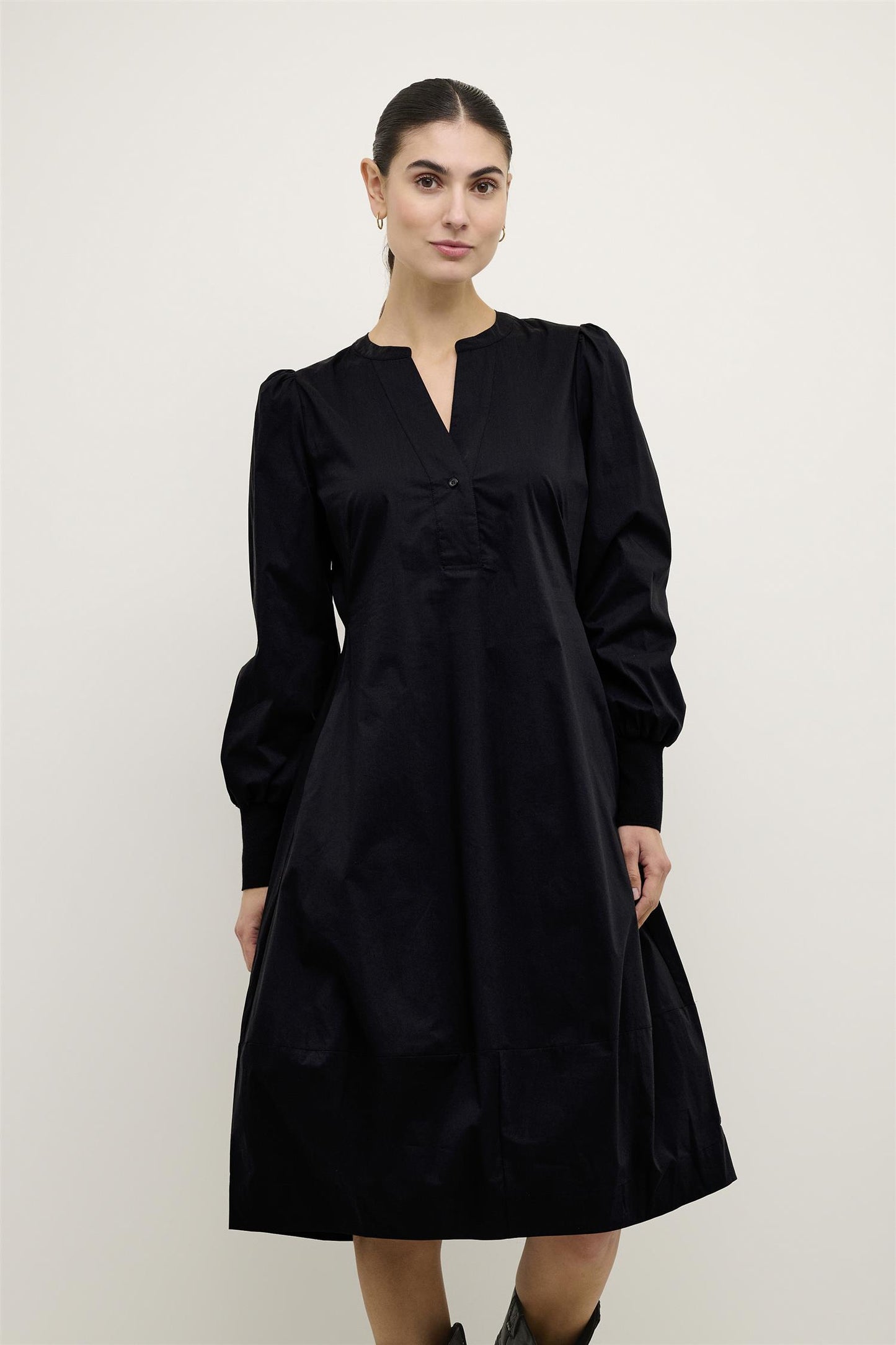 Culture CUantoinett Rib Dress Black