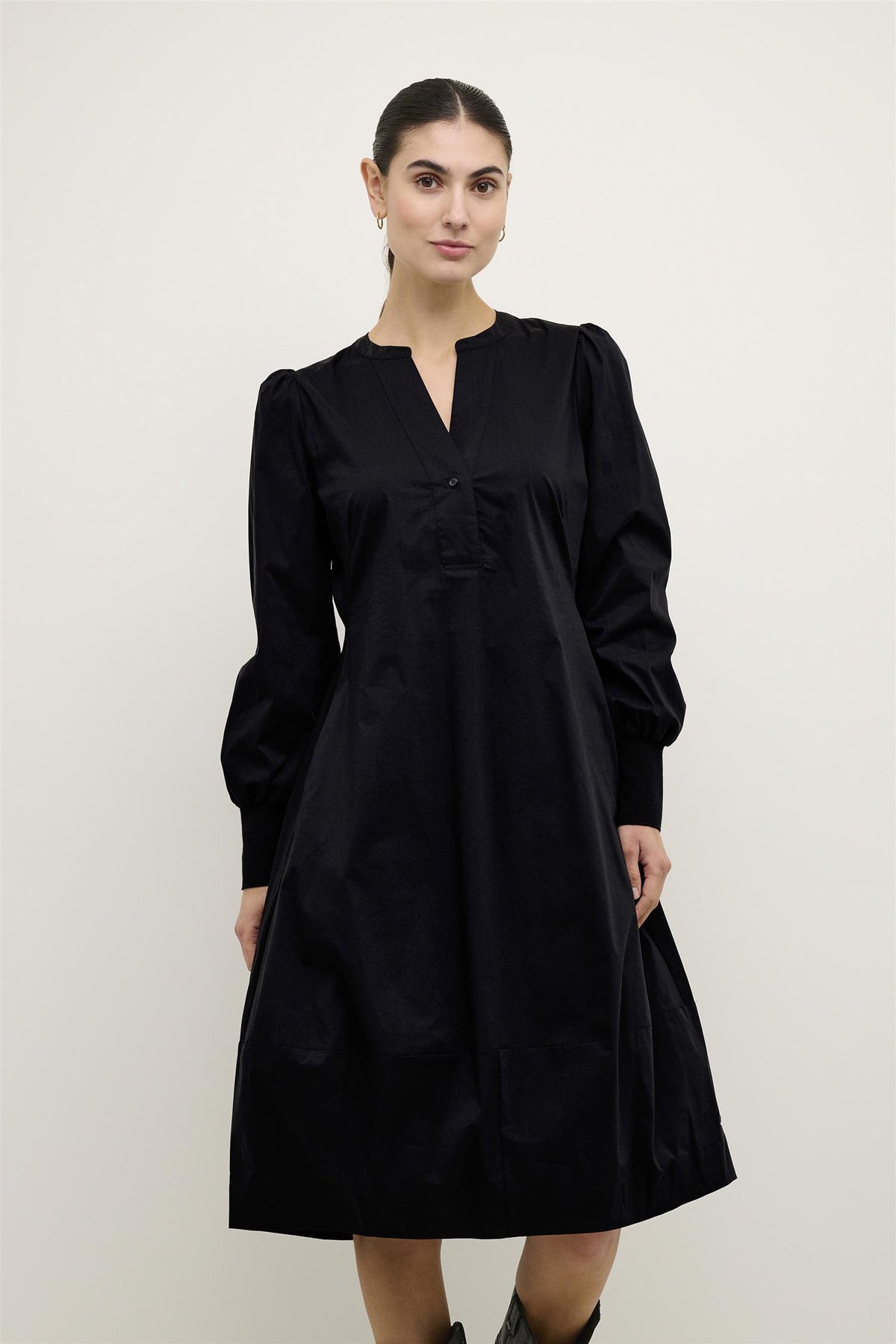 Culture CUantoinett Rib Dress Black