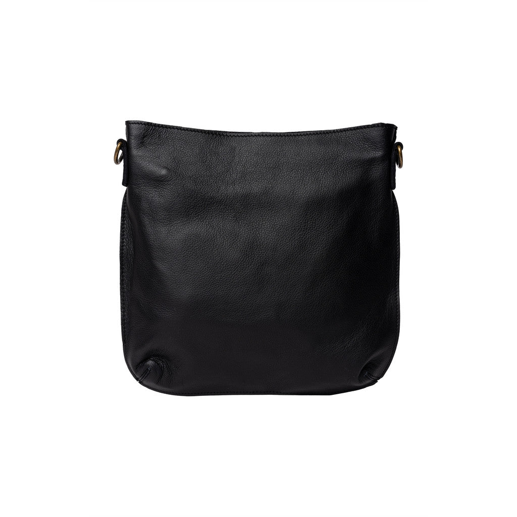 RE:DESIGNED Skinnveske Fillis Medium Crossover Black 100% Skinn