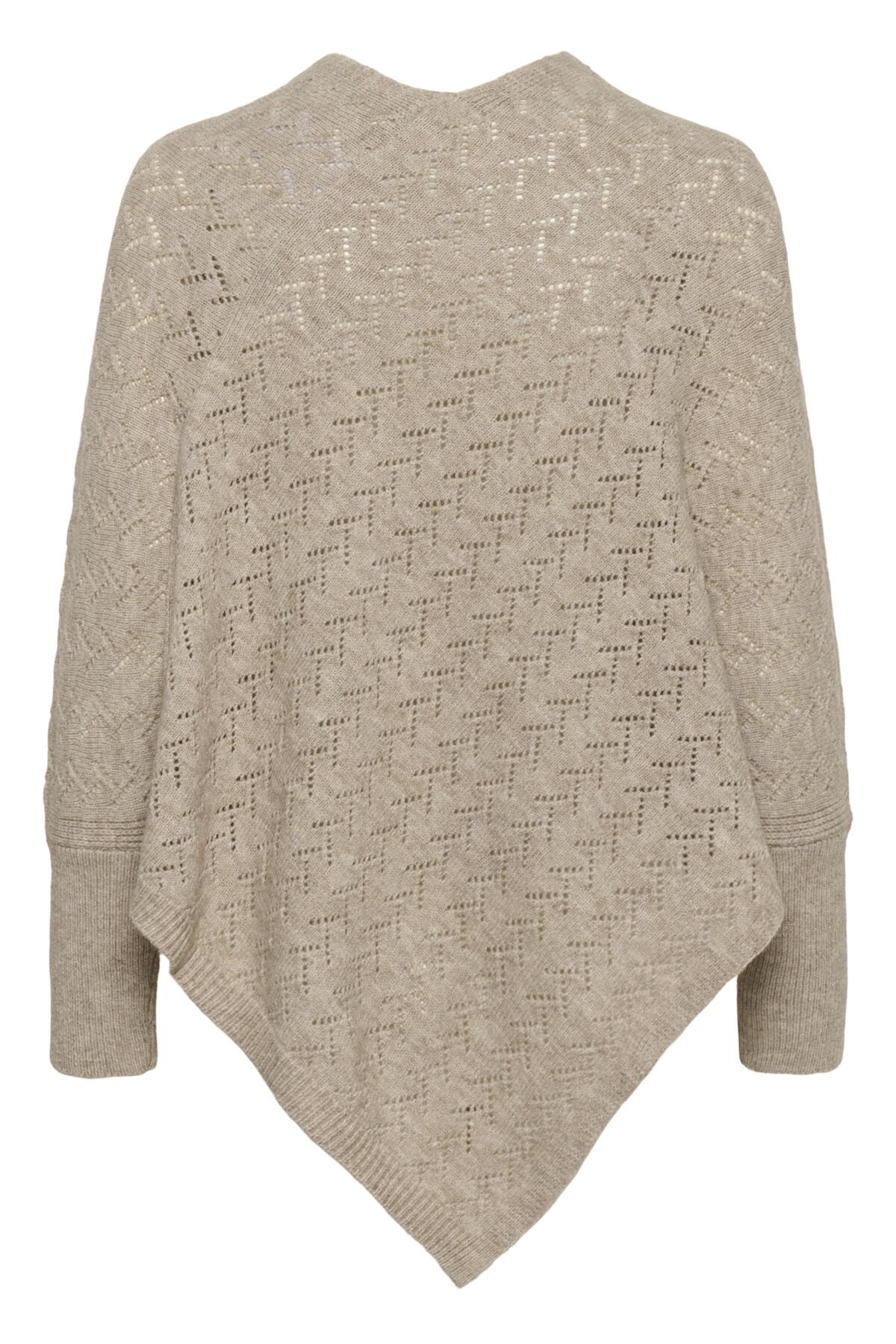 Kaffe Clothing KAoline Poncho Gray Melange