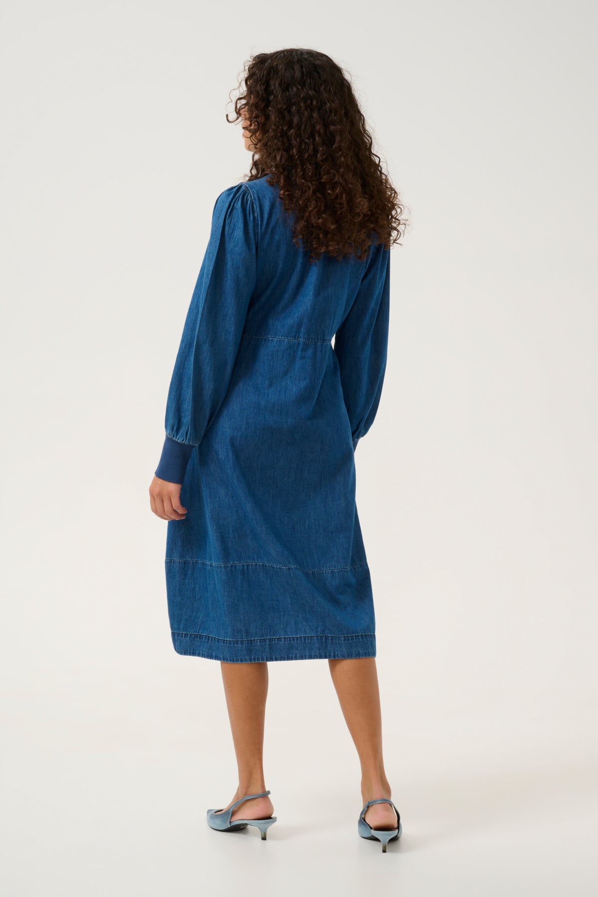 Culture CUallura Arpa Rib Dress Dark Blue Wash