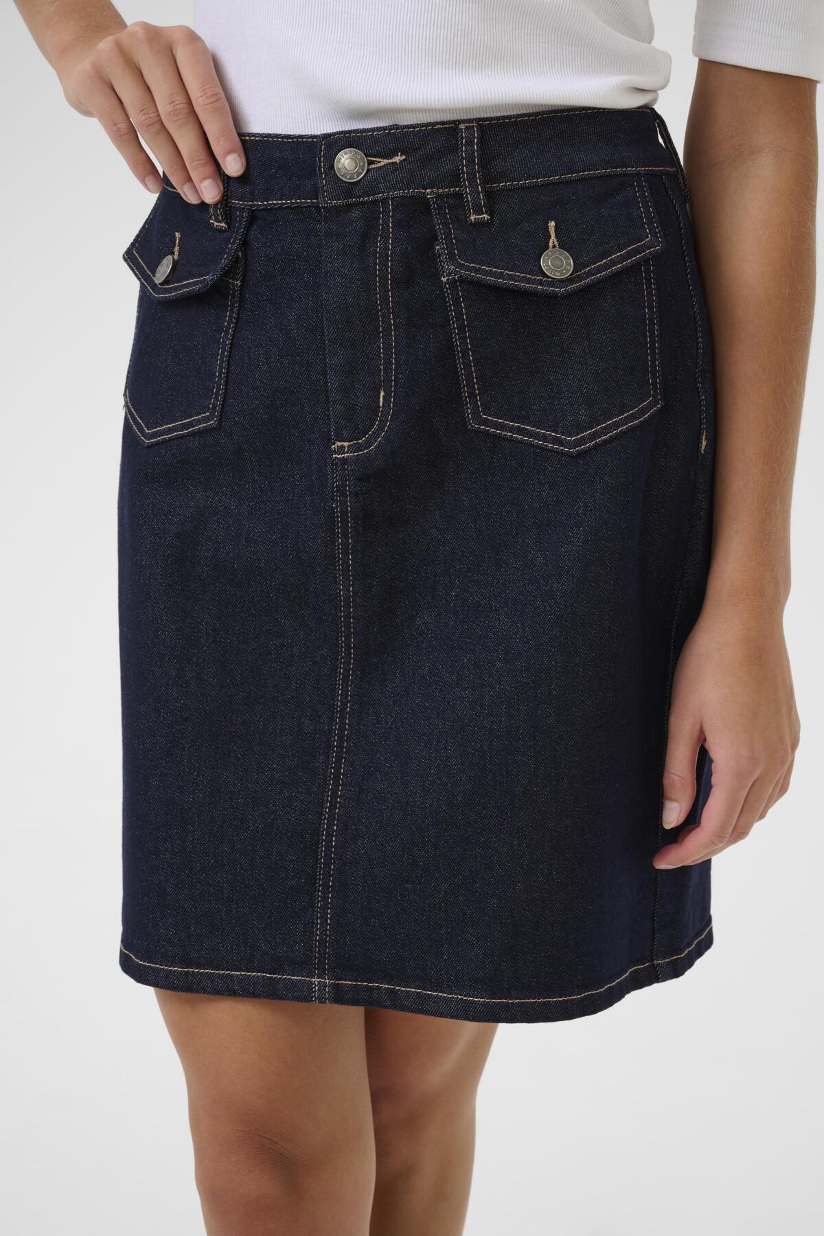 Kaffe Clothing KArory Skirt Unwashed Blue Denim