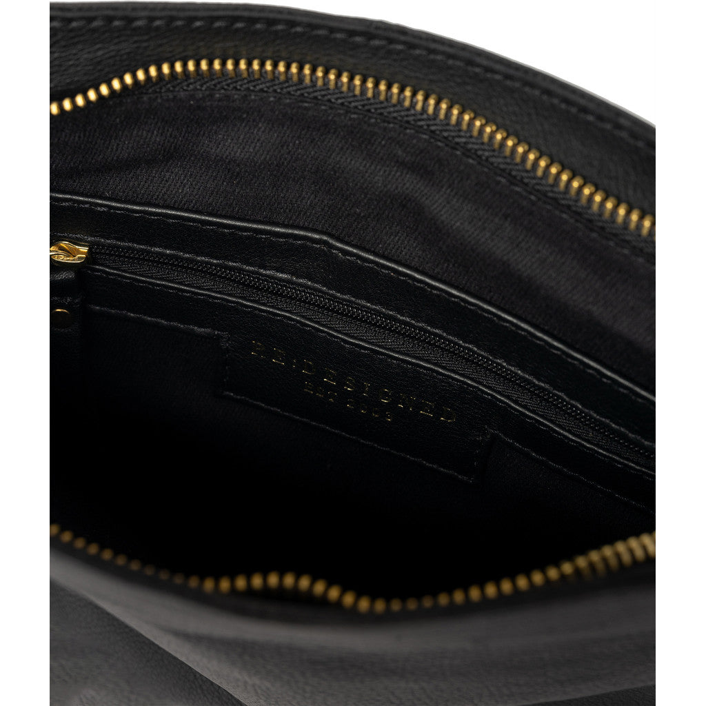 RE:DESIGNED Skinnveske Fillis Medium Crossover Black 100% Skinn