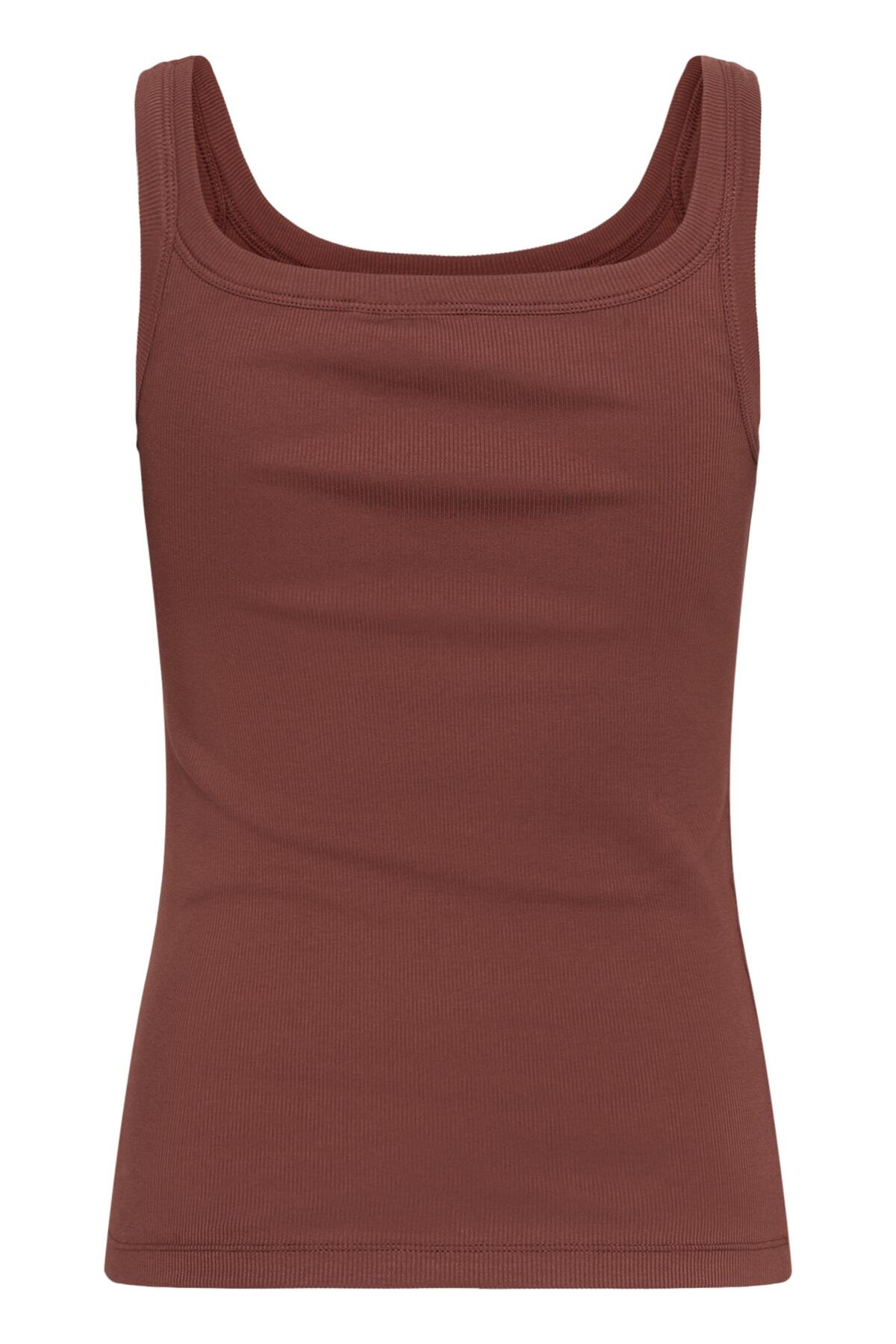 Kaffe KAcarna - Rustrød singlet
