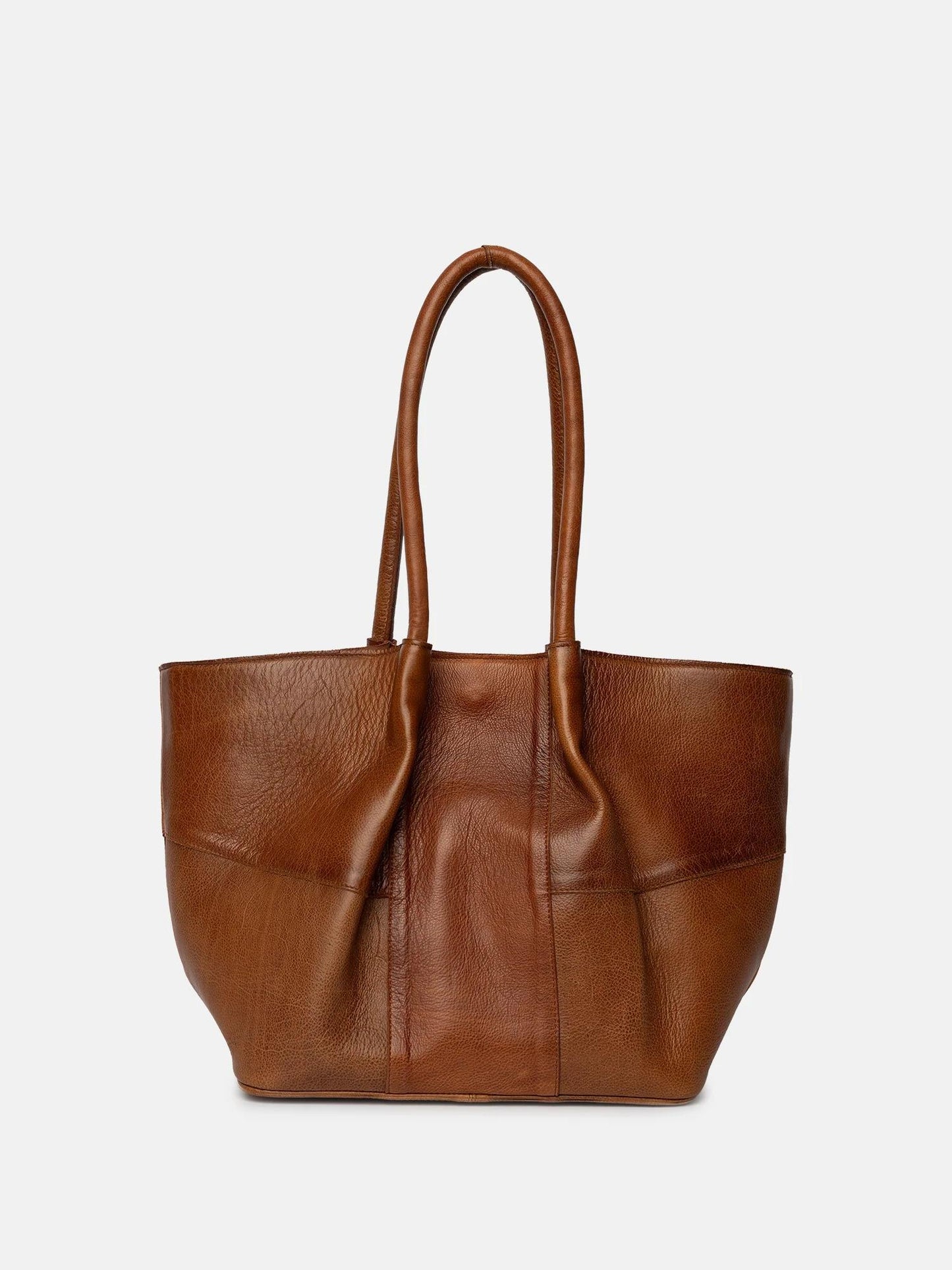 RE:DESIGNED Skinnveske Mane Small Walnut 100% Skinn