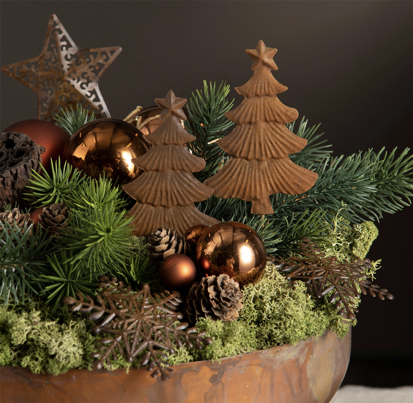 Alot Blomsterpinne Gran Rust