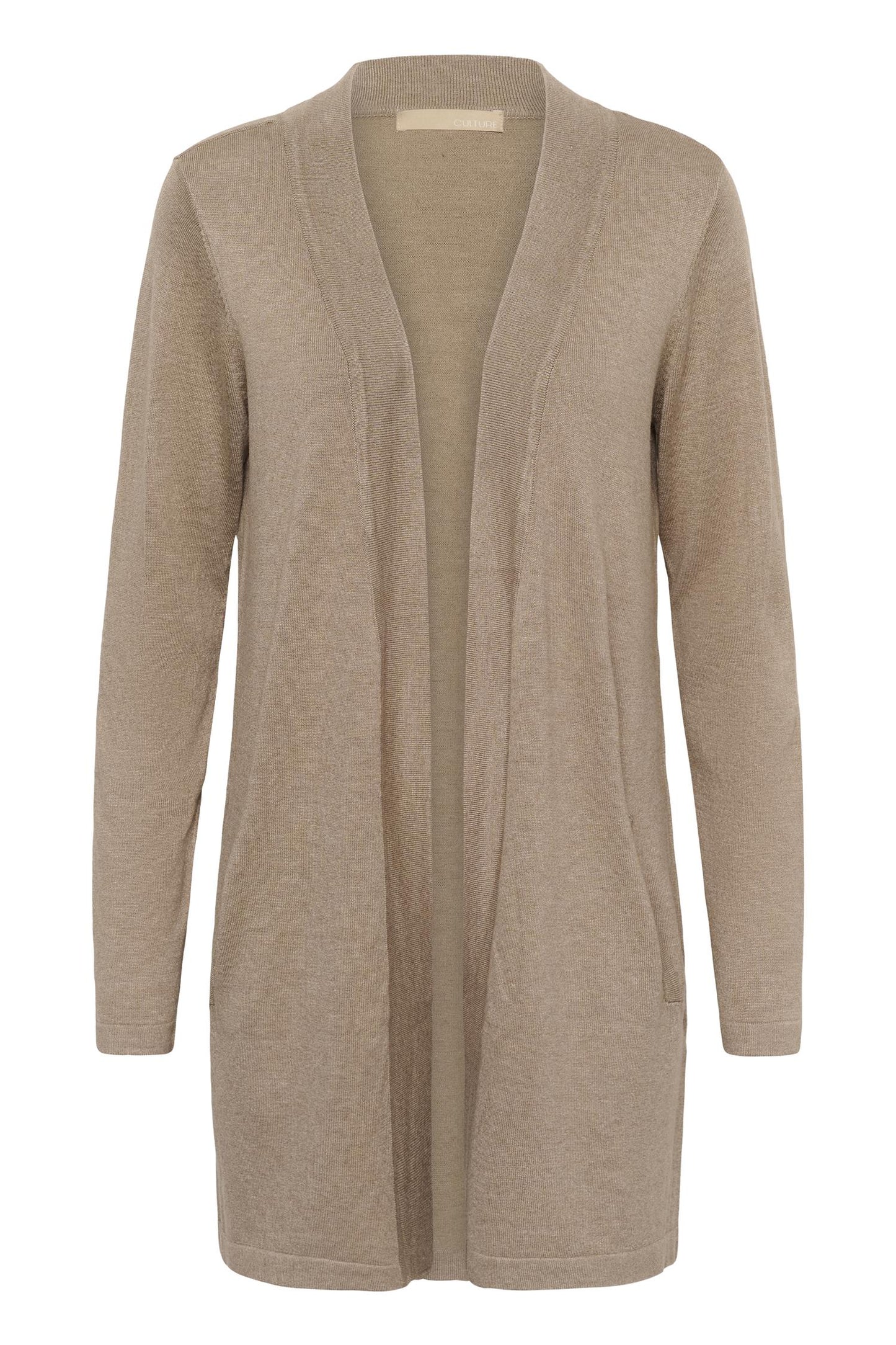 Culture CUannemarie Long Cardigan Dune Melange
