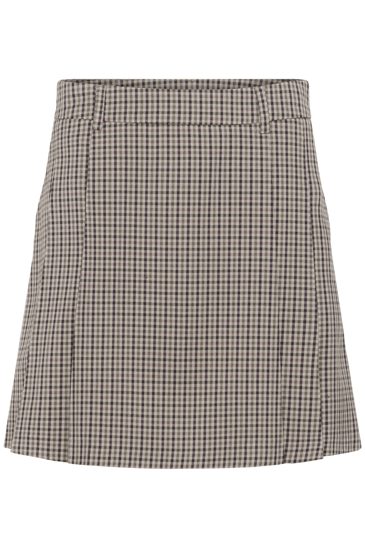 Culture CUchecka Skirt Brown Check