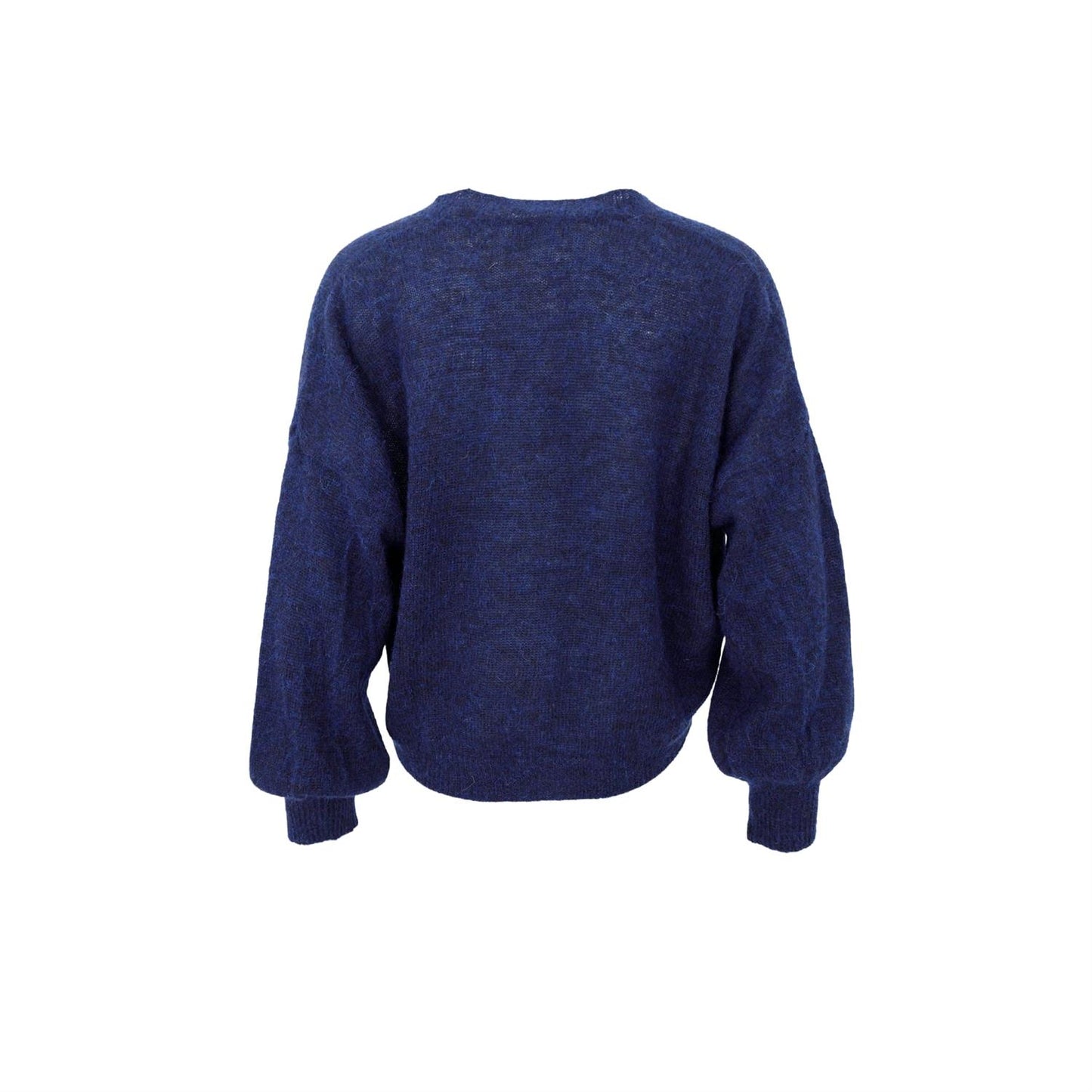 Black Colour BCDELL Heavy Knit Cardigan Navy