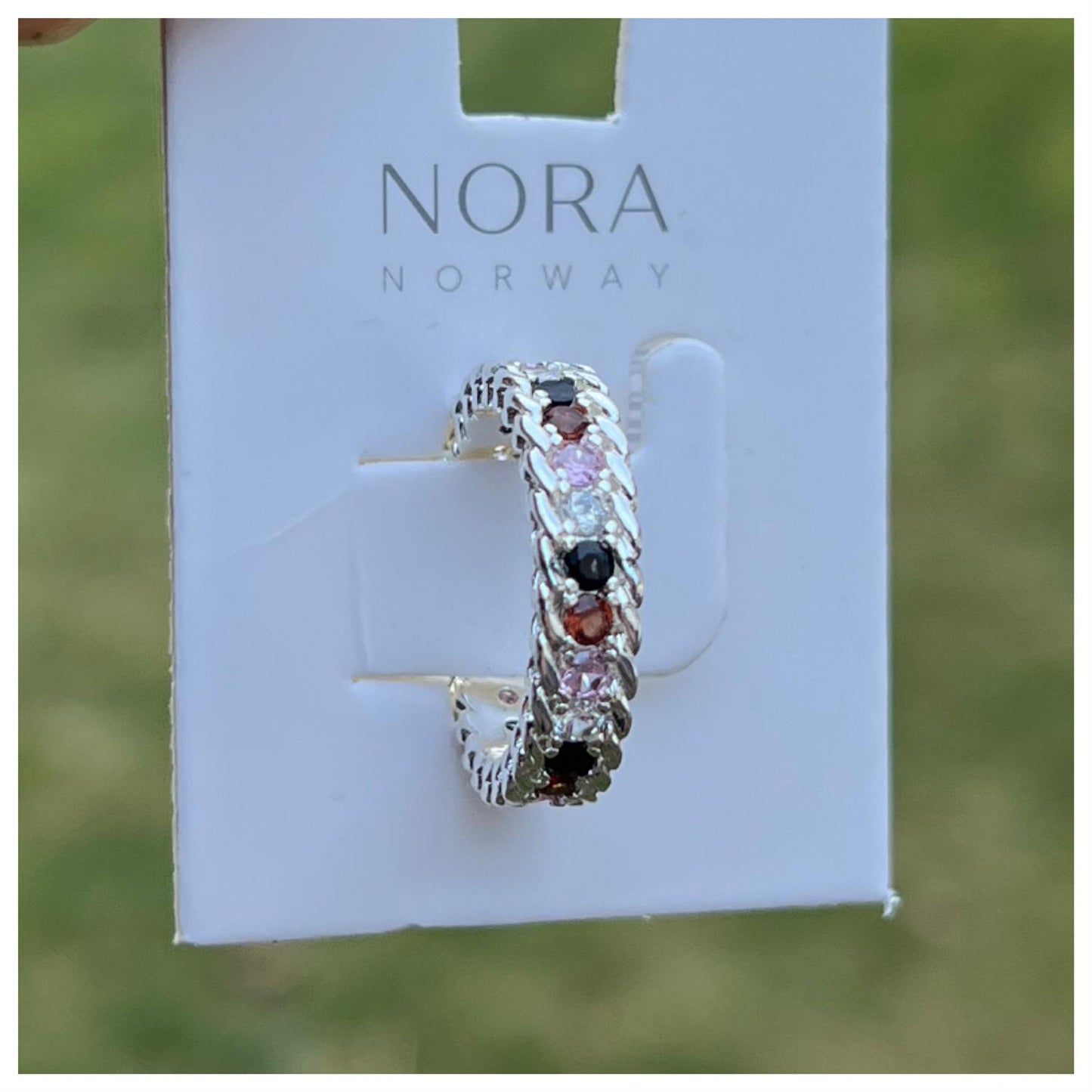 Nora Norway Kelly Chain Ring Silver Mix