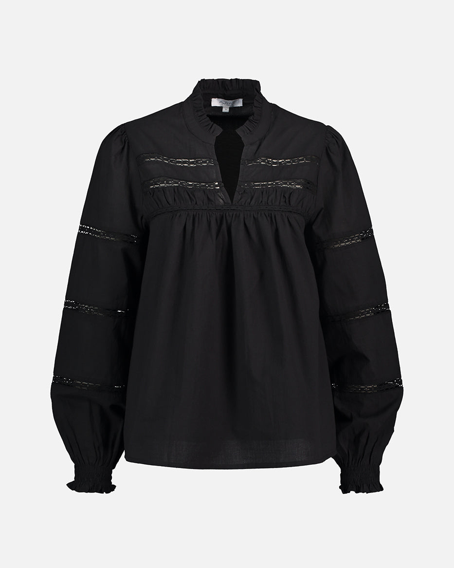 Floyd Donella Bluse Black