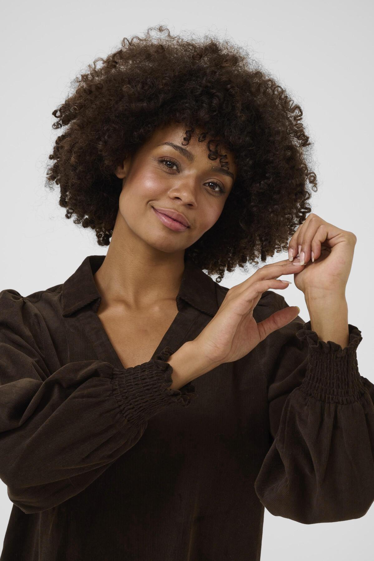 Culture CUrhaena Blouse Coffee Bean