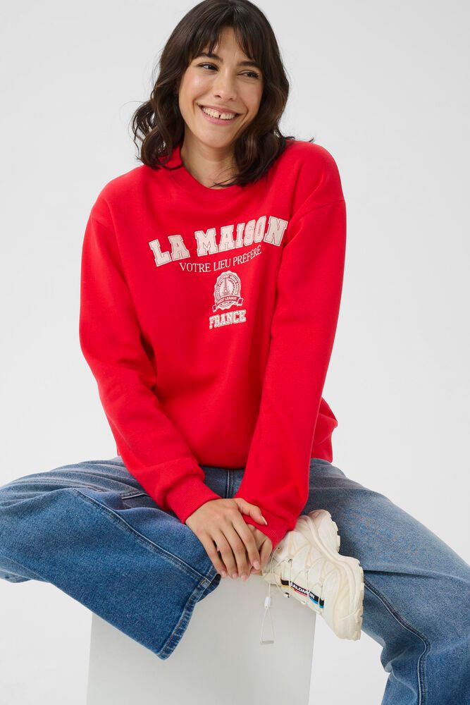 Kaffe Clothing KAberta sweatshirt True Red