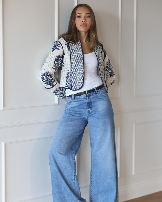 Floyd Hermana Jacket Offwhite/Blue