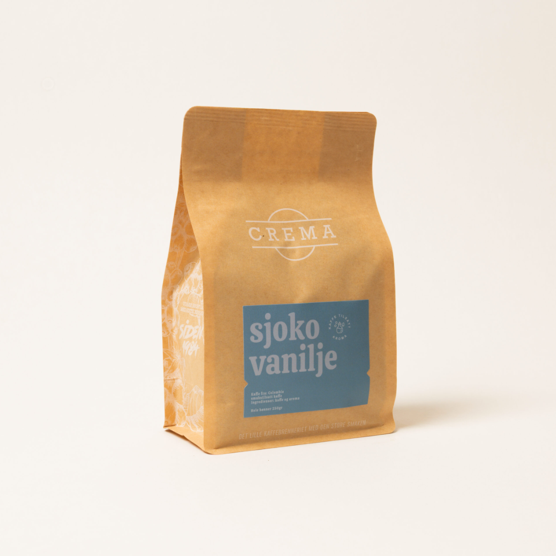Crema Kaffe Sjoko Vanilje Filtermalt