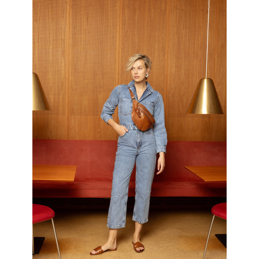 RE:DESIGNED Bumbag Faust Urban Walnut 100% Skinn